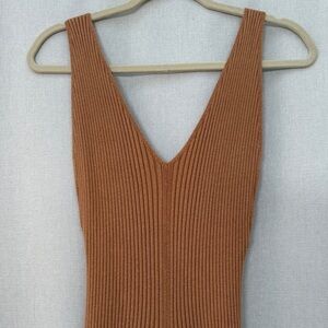 FP Soft & Stretchy Lightweight Sweater Dress - Camel